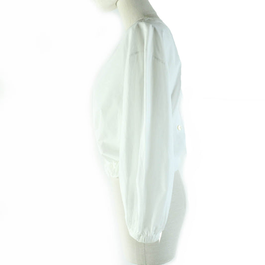 CHANEL blouse P55969V23050 cotton white 36