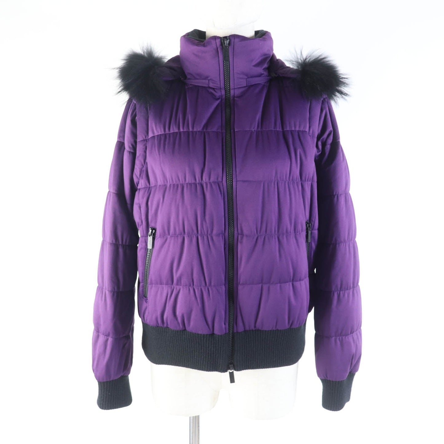 Burberry 2way Down Jacket with Fur Trim