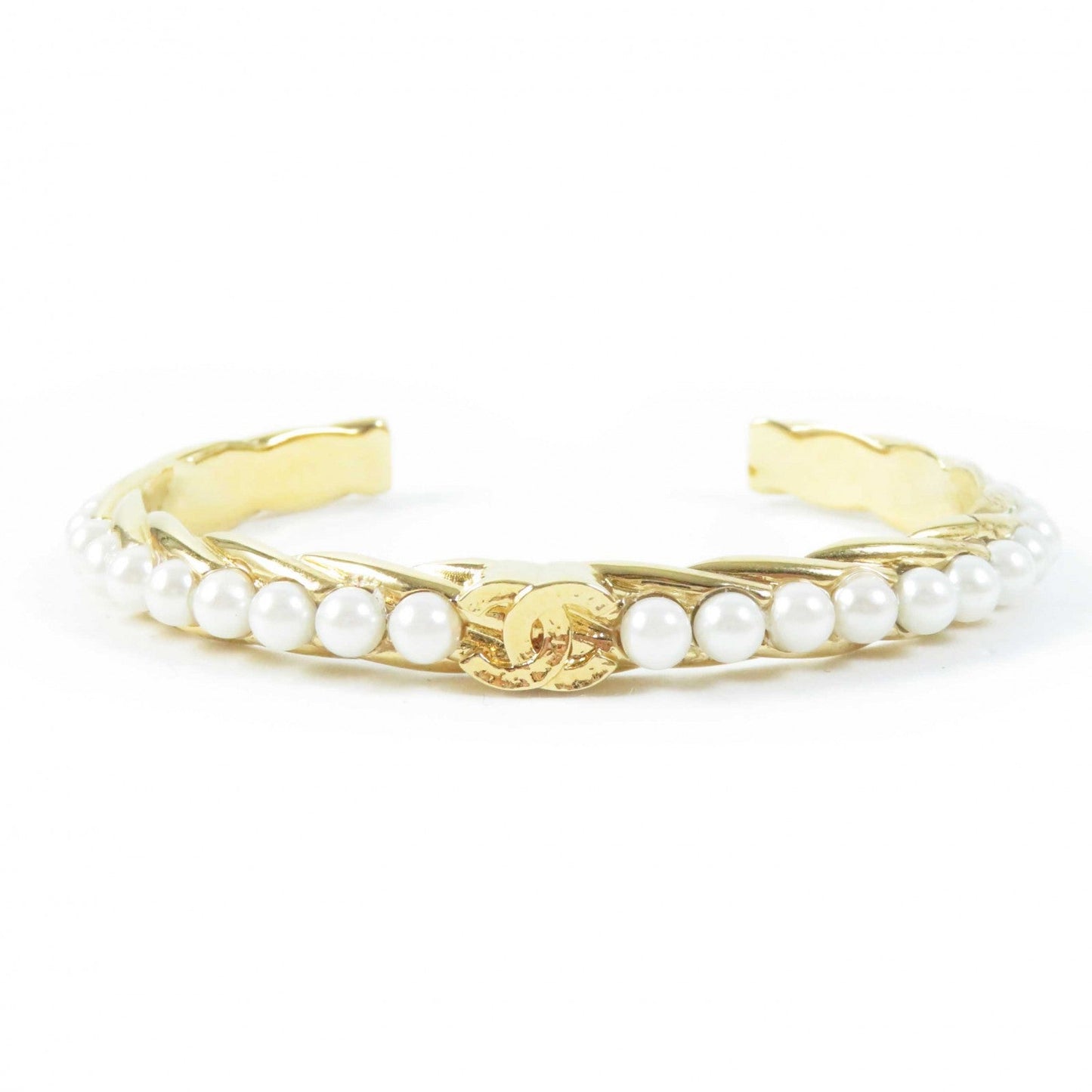 CHANEL Bangle B23 A Gold Plated gold S