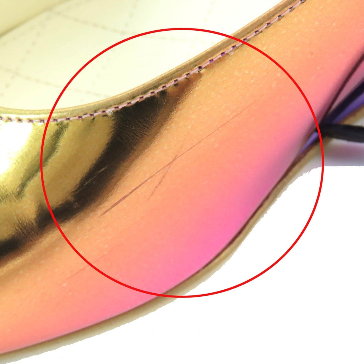 CHANEL pumps G45443 Suede, Calfskin Leather Pink Gold Gradient Merry Jane 37 C