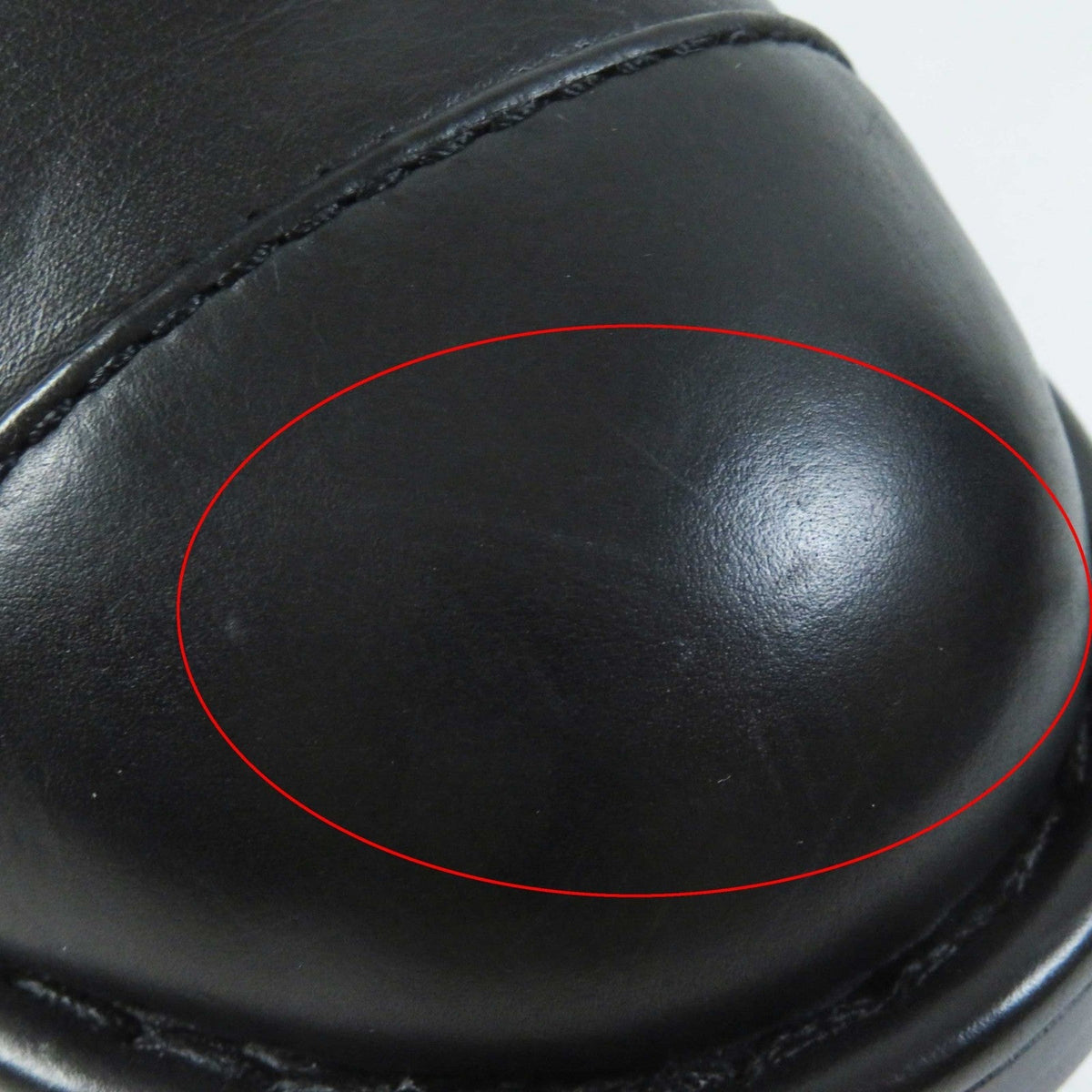 CHANEL short boots G37287 leather black 37 1/2 C