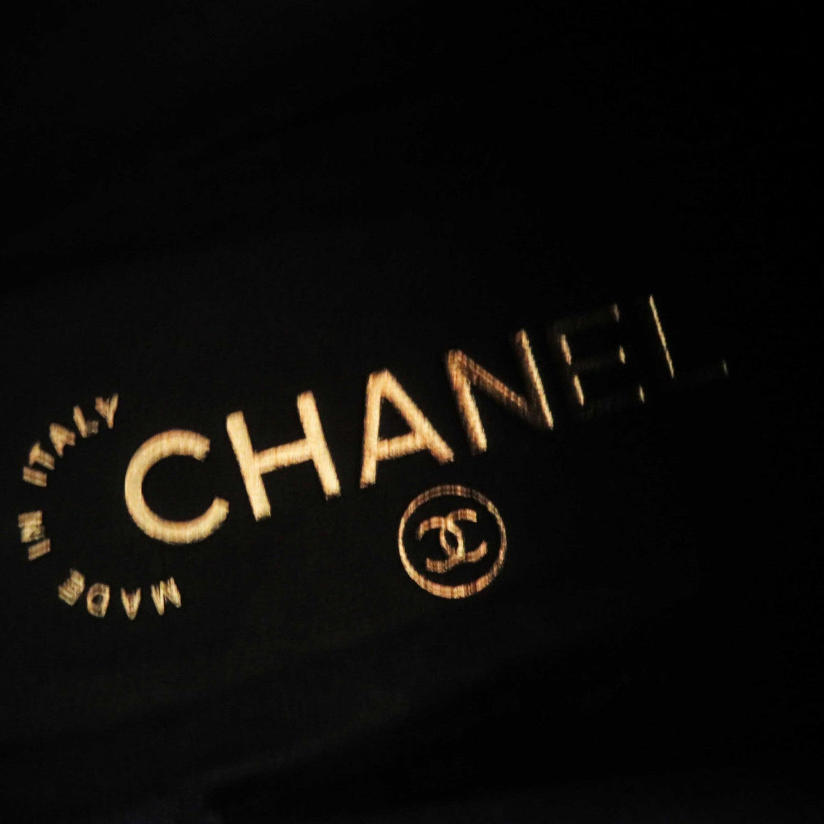 CHANEL short boots G37287 leather black 37 1/2 C