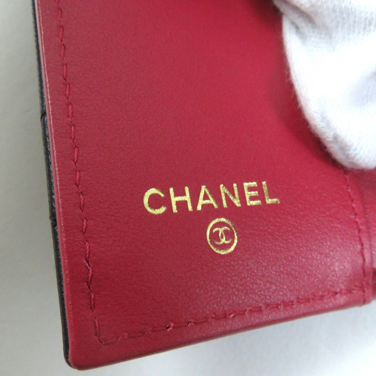 CHANEL Tri-fold wallet AP1789 lambskin black 19 Small flap wallet
