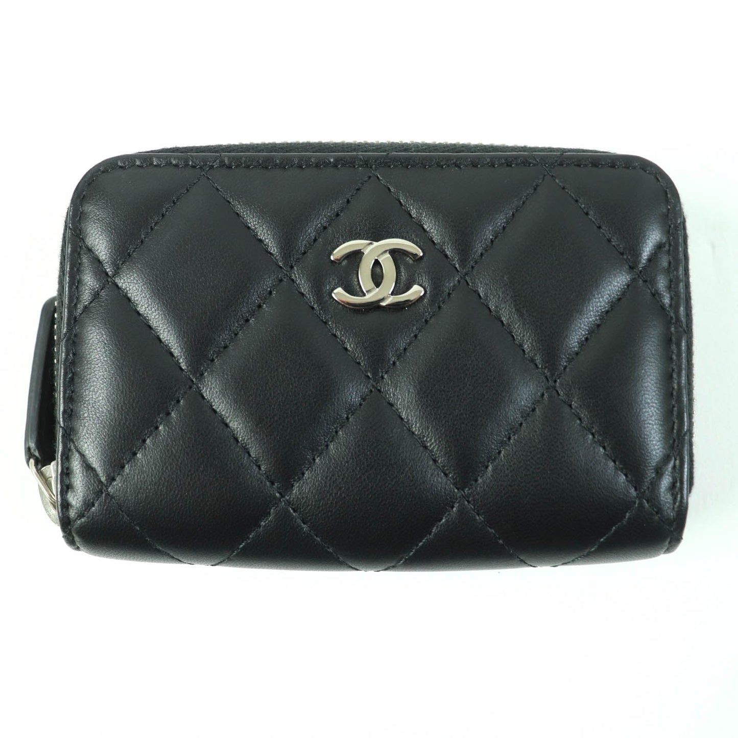 CHANEL Coin case AP0216 lambskin black