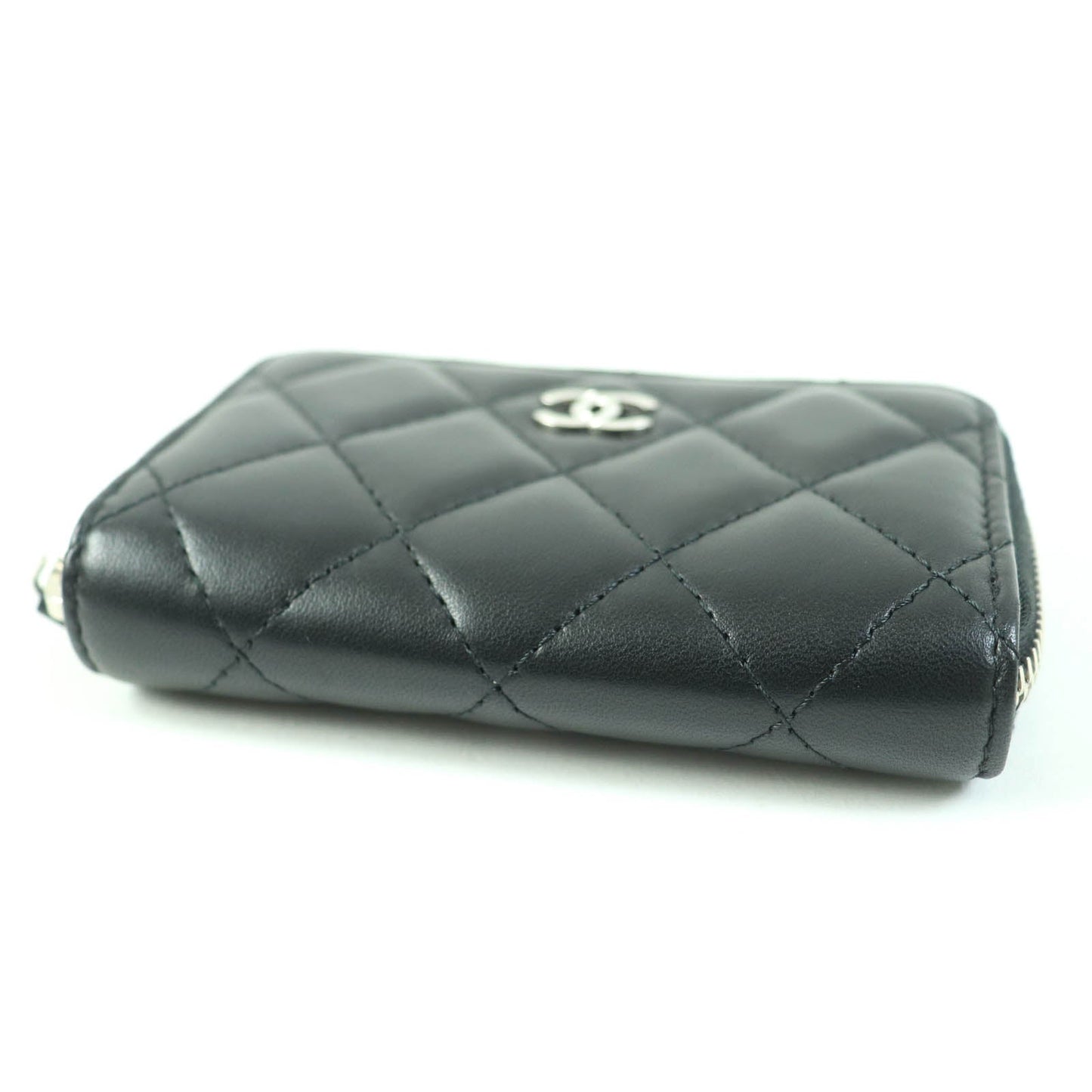 CHANEL Coin case AP0216 lambskin black