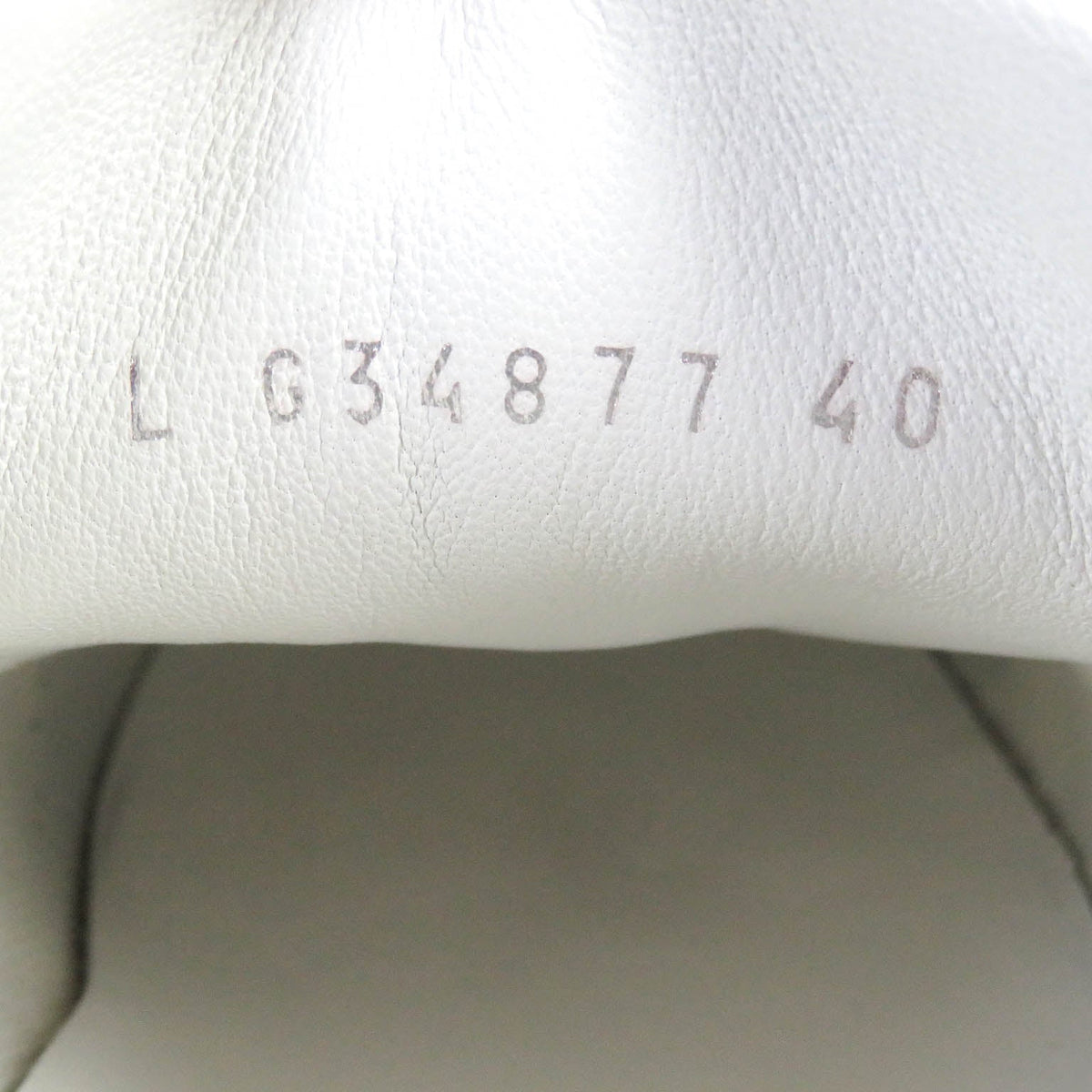 CHANEL sneakers G34877 canvas White Joint 40