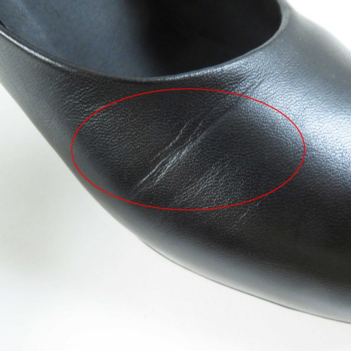 CHANEL pumps G35025 leather black 36