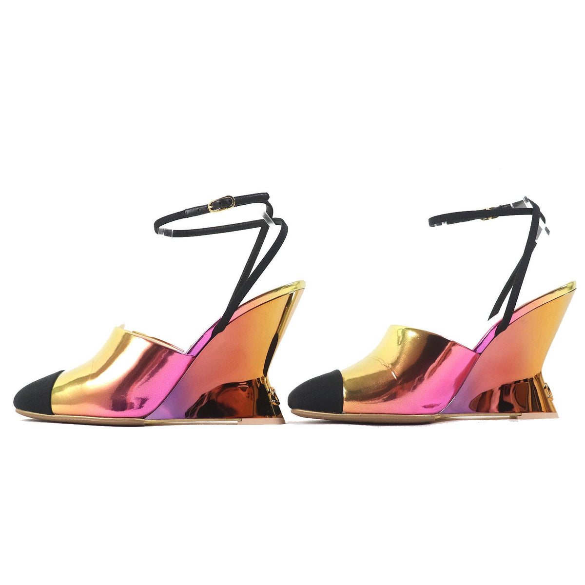 CHANEL pumps 24C G45434 Calfskin Pink Gold Gradient 37
