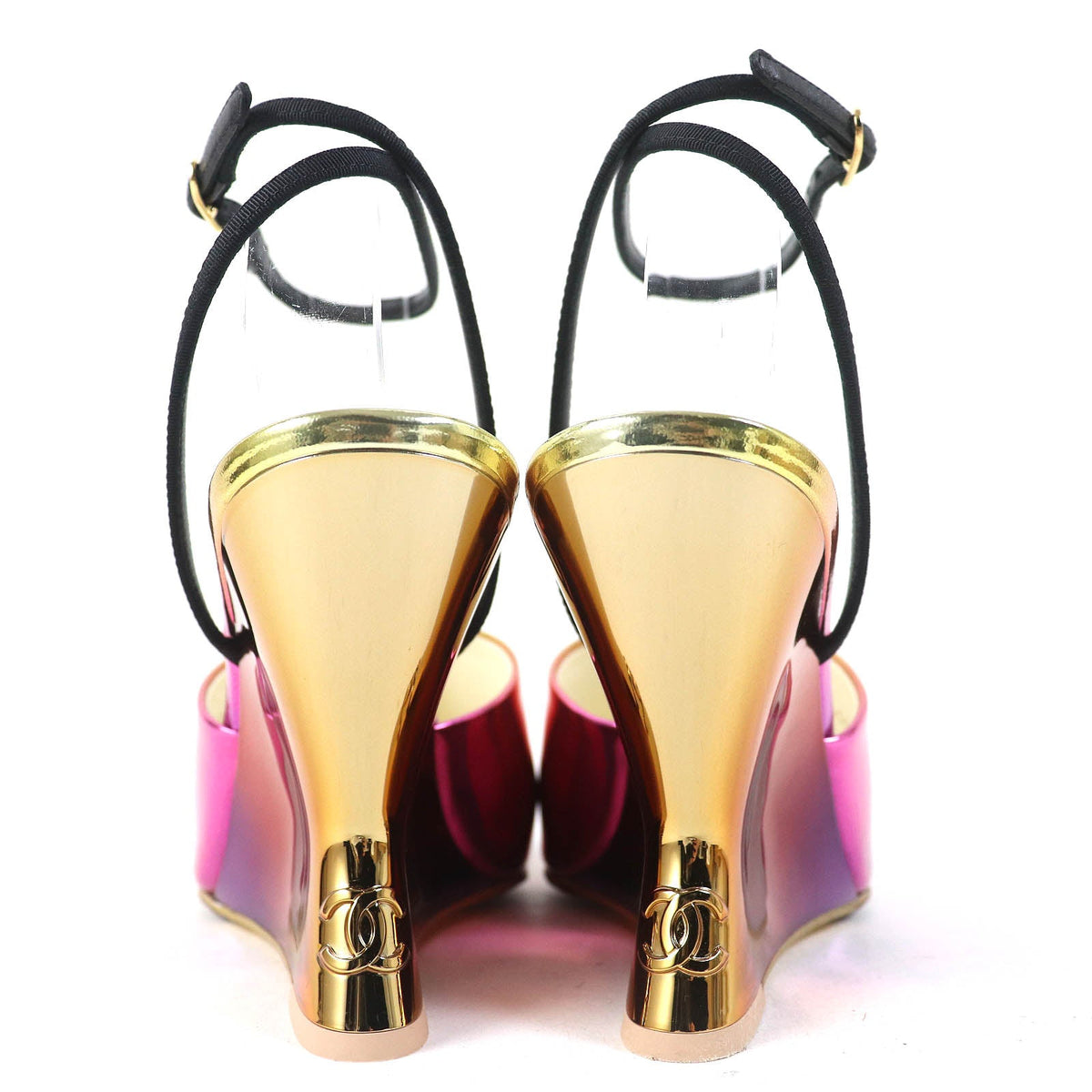 CHANEL pumps 24C G45434 Calfskin Pink Gold Gradient 37