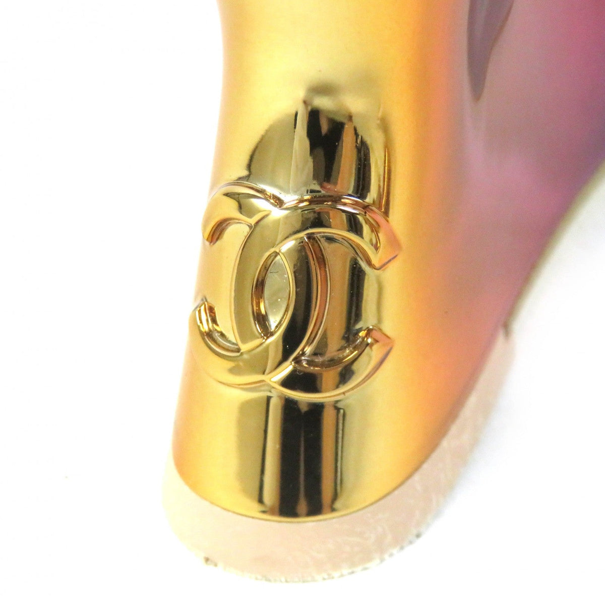 CHANEL pumps 24C G45434 Calfskin Pink Gold Gradient 37