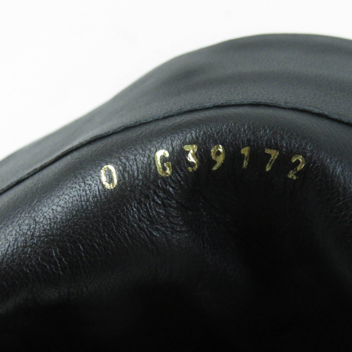 CHANEL short boots G39172 leather black 36.5