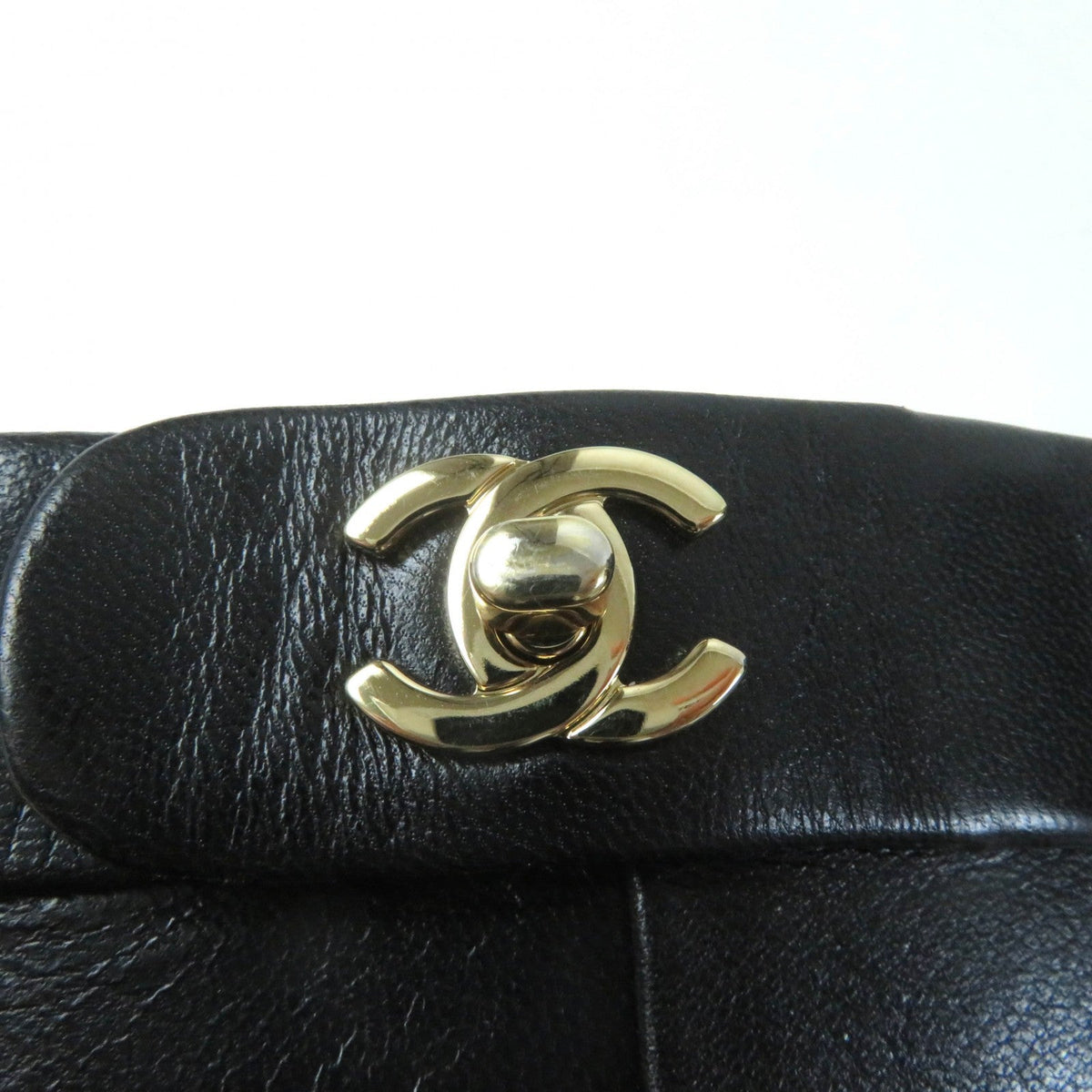 CHANEL short boots G39172 leather black 36.5