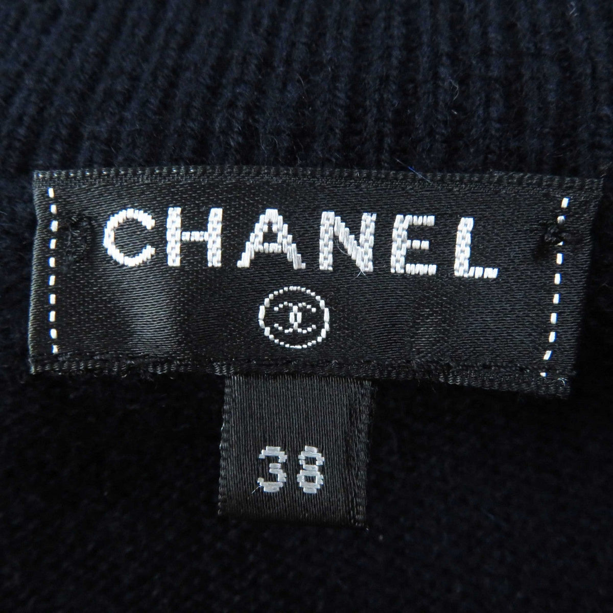 CHANEL one piece P55370 cashmere Navy 38