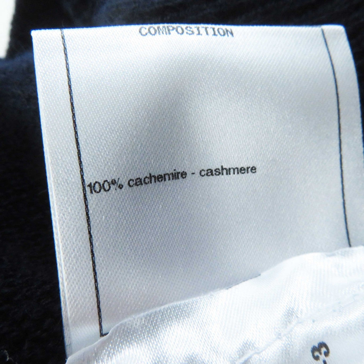 CHANEL one piece P55370 cashmere Navy 38