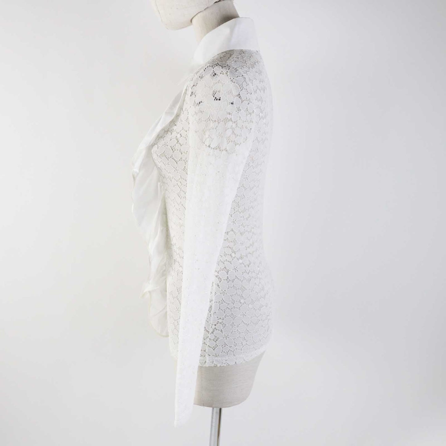 CHANEL blouse P62776 20C polyamide white 34