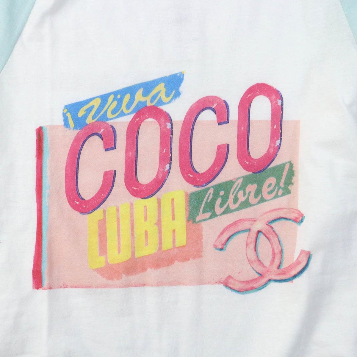 CHANEL Short sleeve T-shirt P55821 cotton Multi S