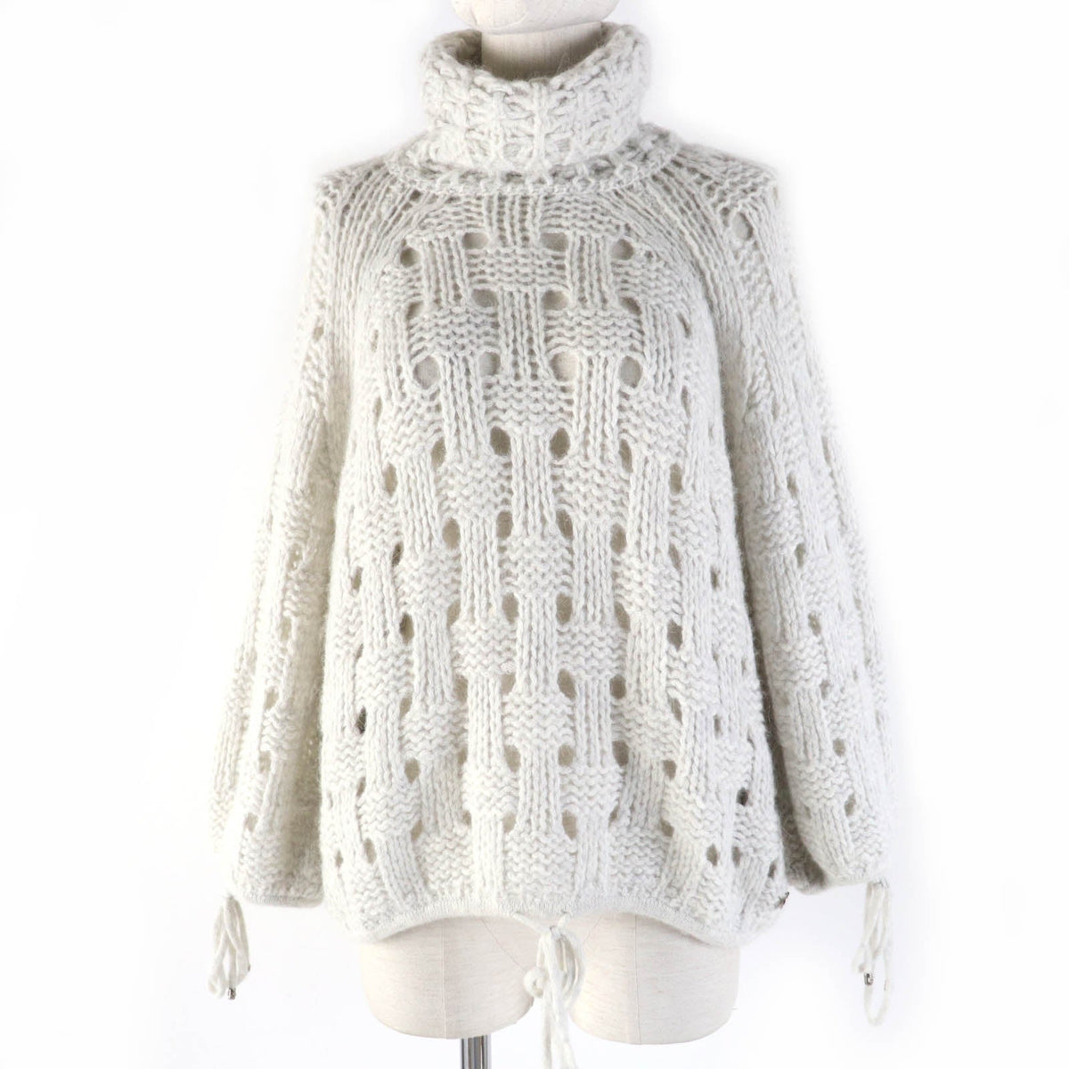 CHANEL knit P70959K10142 alpaca Ivory 34