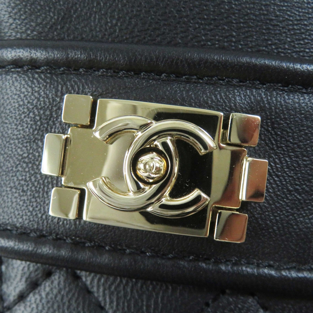 CHANEL Mule 20B G36510 leather black 37.5