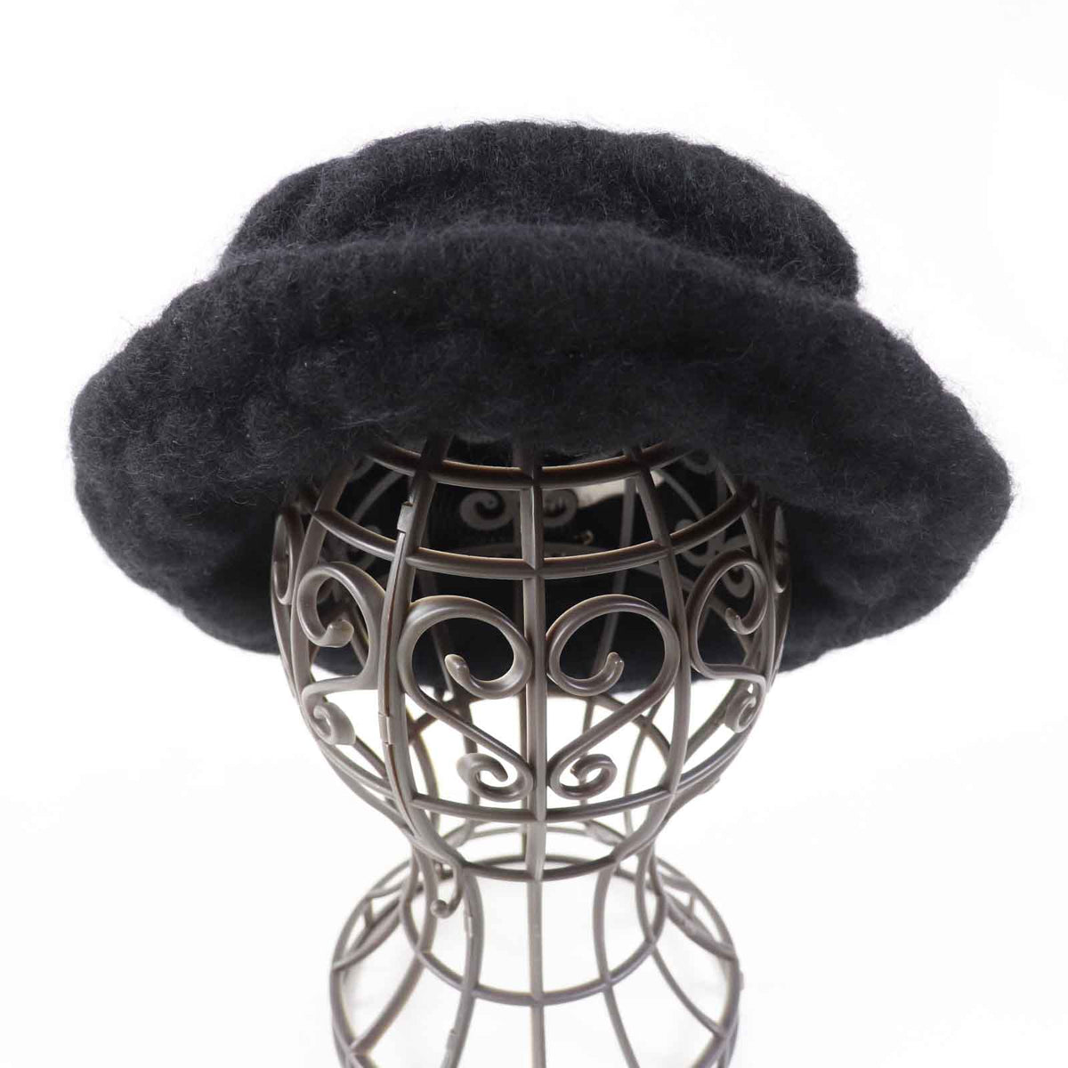 CHANEL hat mohair black M