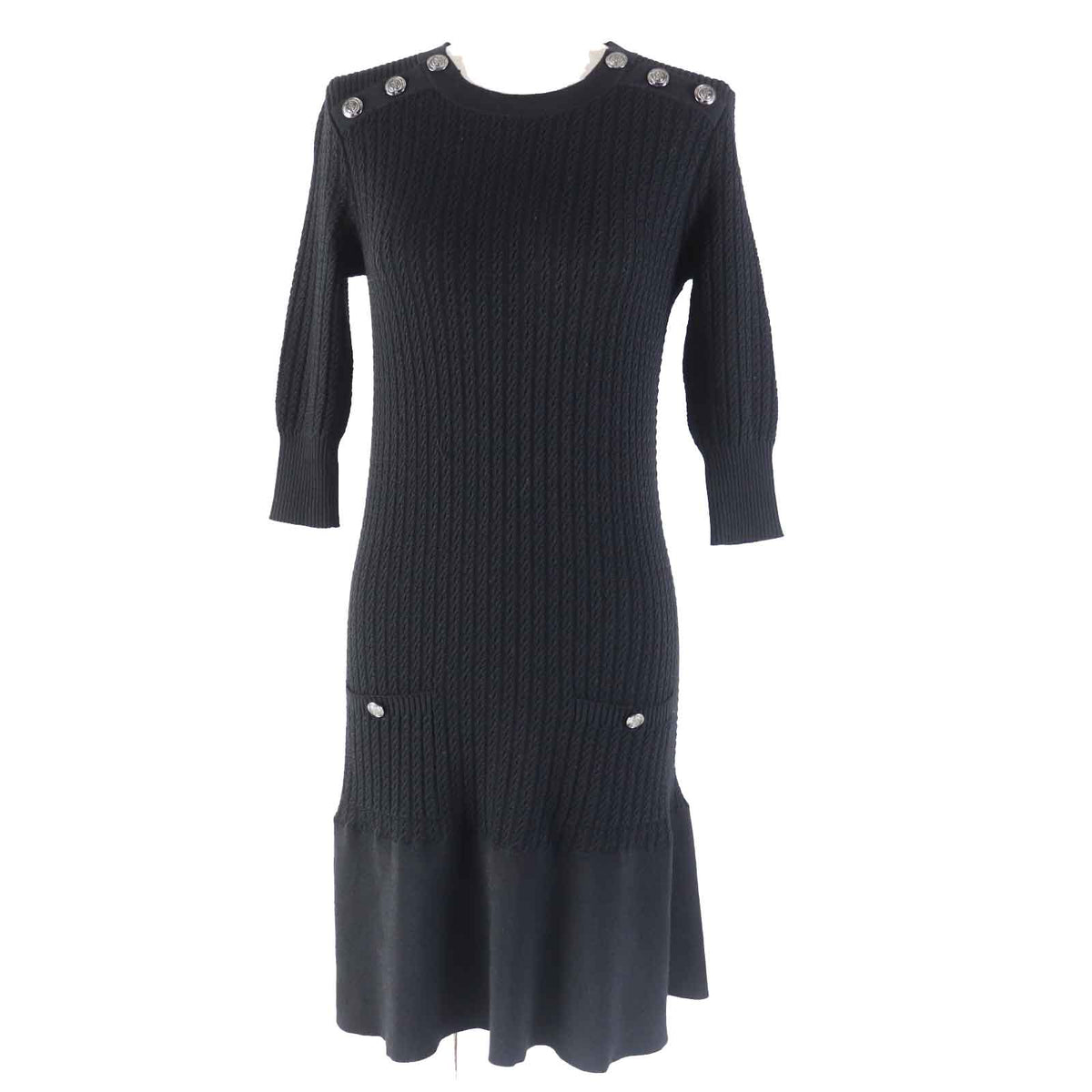 CHANEL one piece P59258 cotton black 36