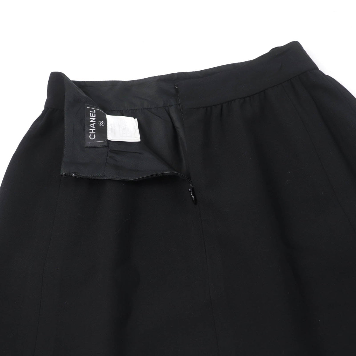 CHANEL Mini skirt 07P P31046V20717 wool black 38