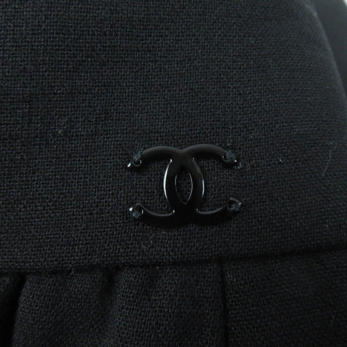 CHANEL Mini skirt 07P P31046V20717 wool black 38