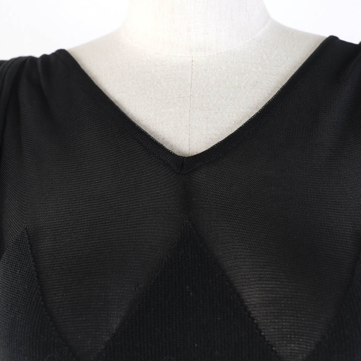 CHANEL one piece P43034K04335 cotton black 36