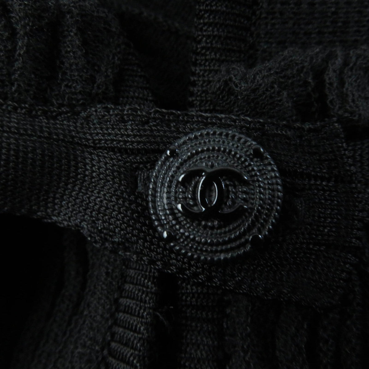 CHANEL one piece P43034K04335 cotton black 36