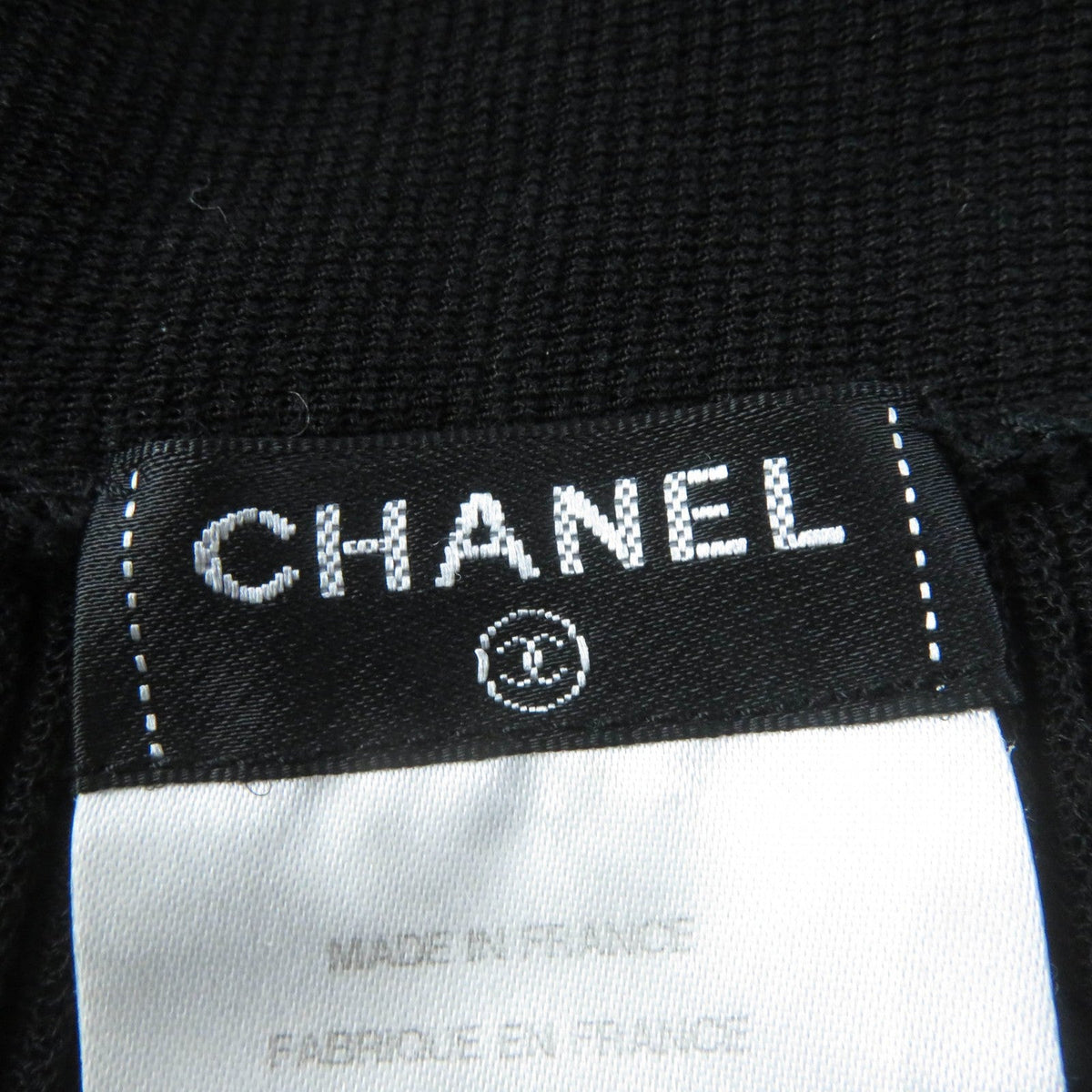 CHANEL one piece P43034K04335 cotton black 36