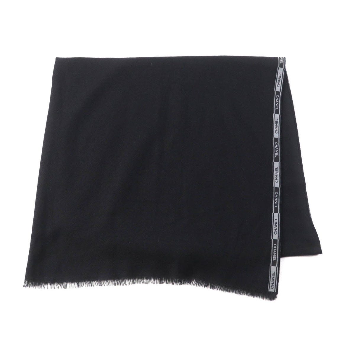 CHANEL Stall cashmere black
