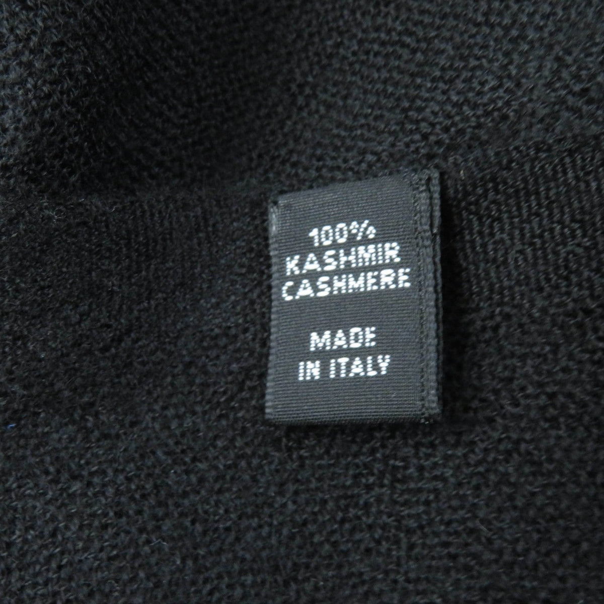 CHANEL Stall cashmere black