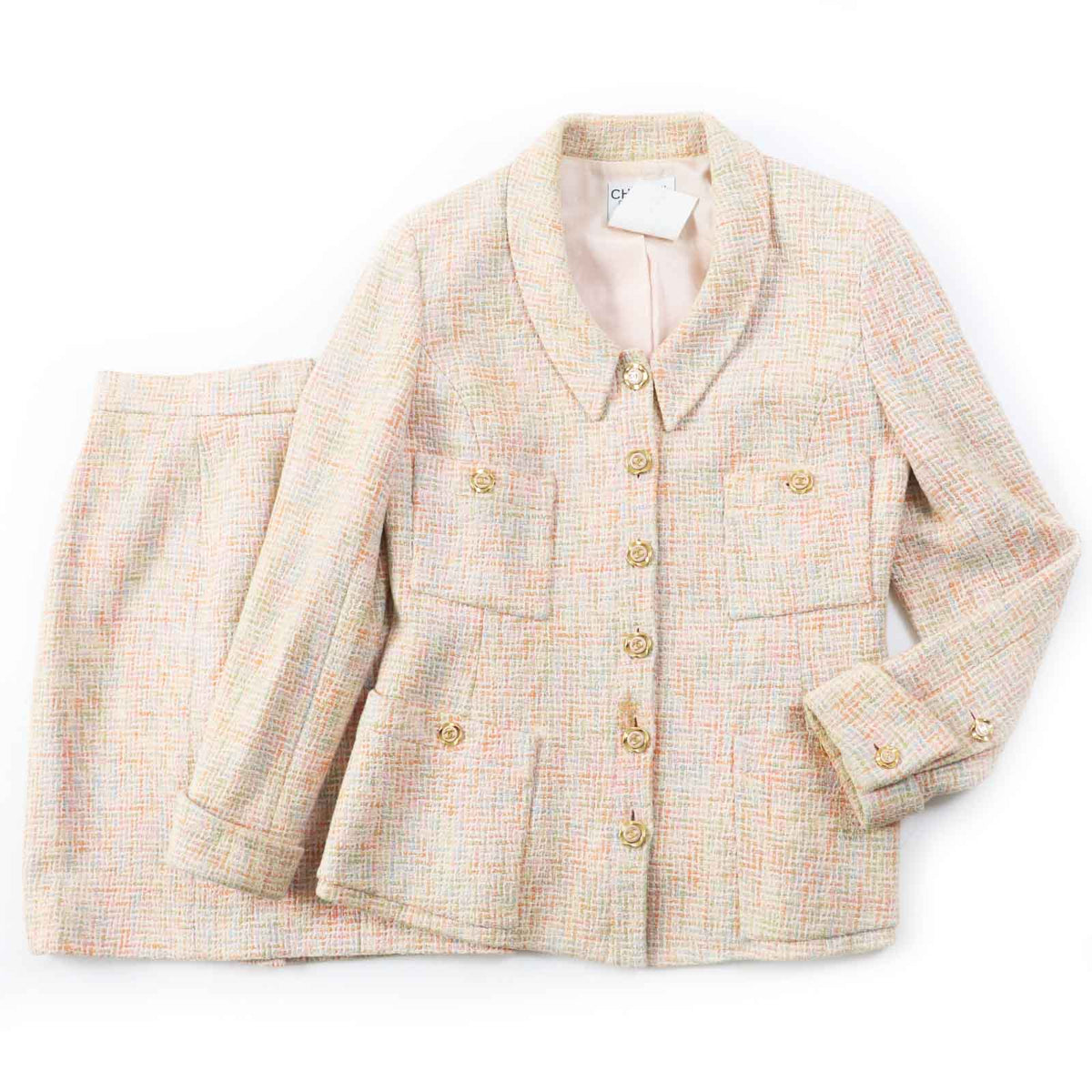 CHANEL setup 94C P02680 cotton Orange type Multi