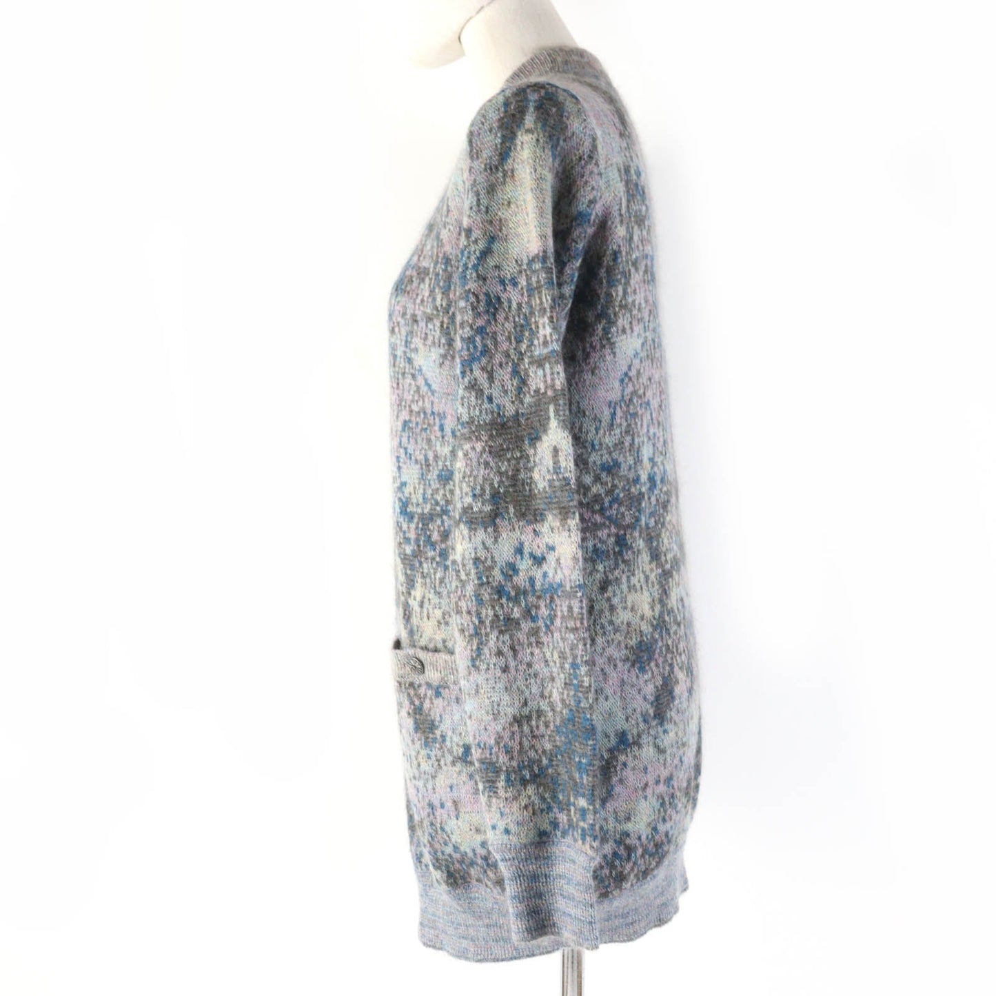 CHANEL cardigan P50012K06384 mohair Gray type Multicolor 34