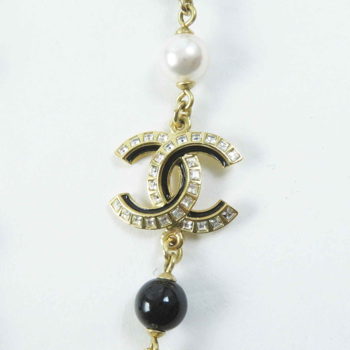 CHANEL Necklace A24C Gold Plated gold Cambon plate