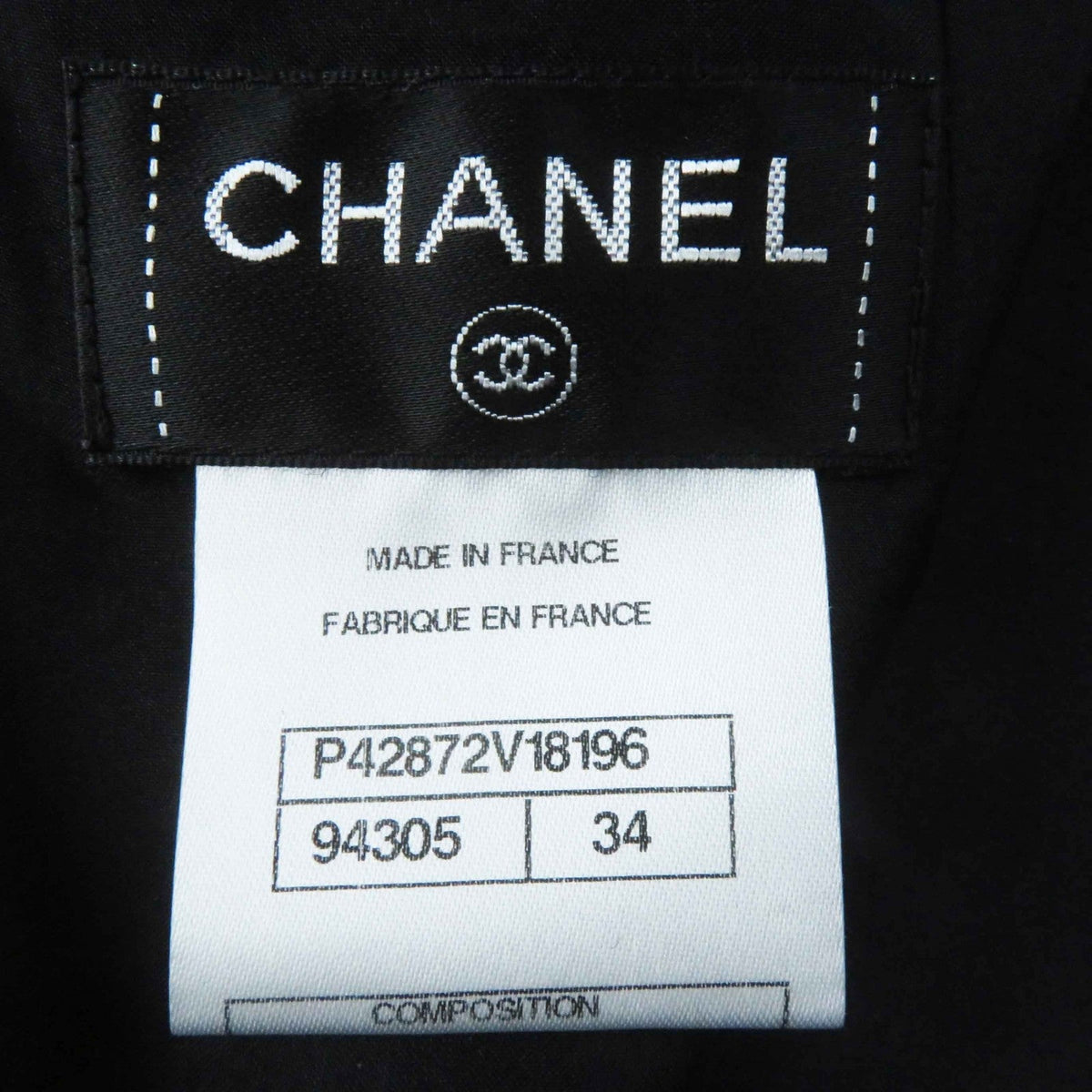 CHANEL setup Ｐ42616／Ｐ42872 wool black