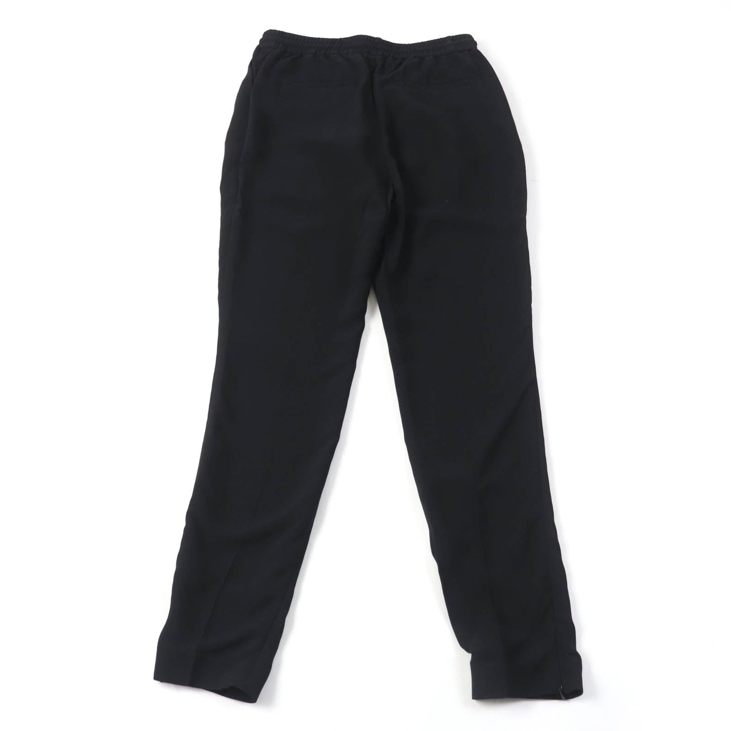 Burberry Viscose Zippered Track Pants Black