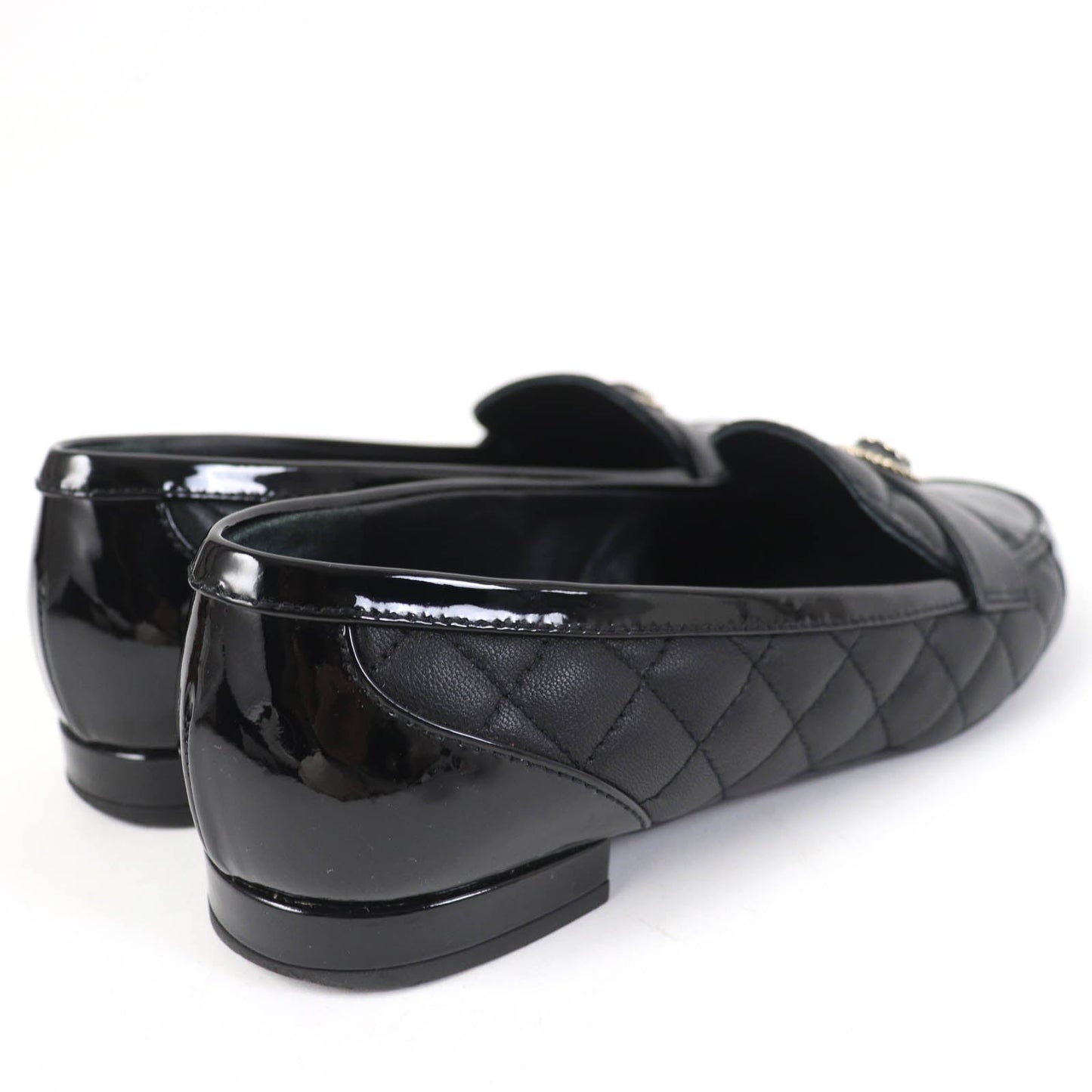 CHANEL Ballet shoes 23B G45122 leather black 36.5