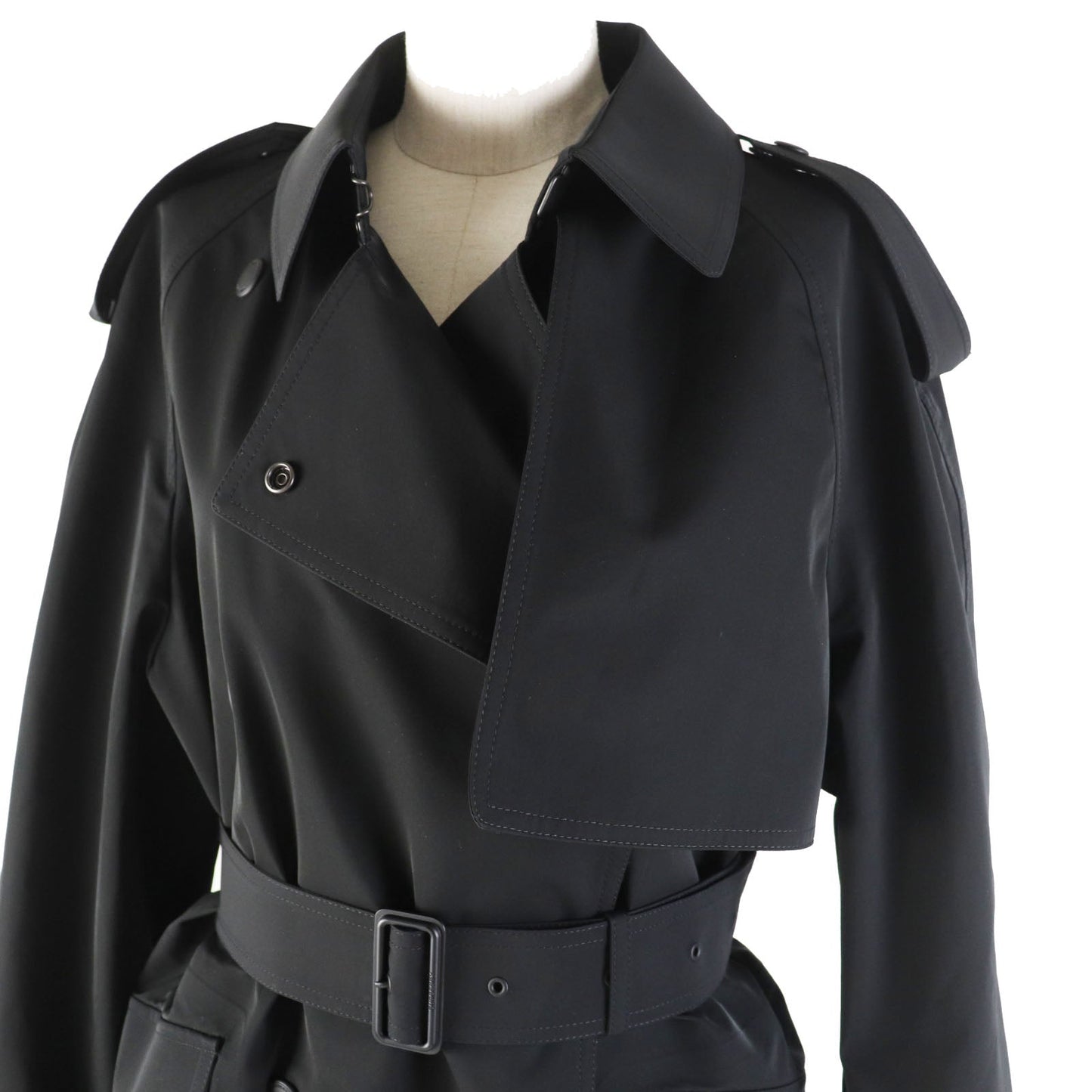 Burberry Technical Trench Coat Black Women