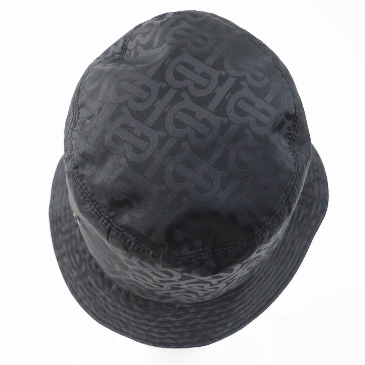 Burberry TB Logo Hat Black Nylon Polyester