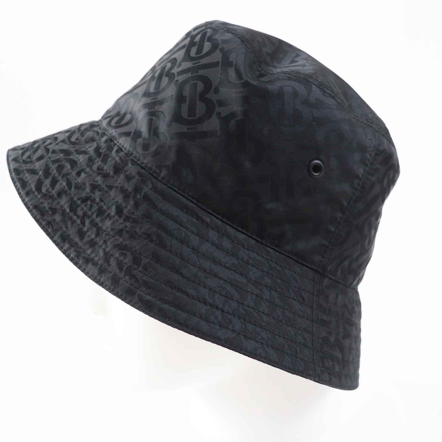 Burberry TB Logo Hat Black Nylon Polyester