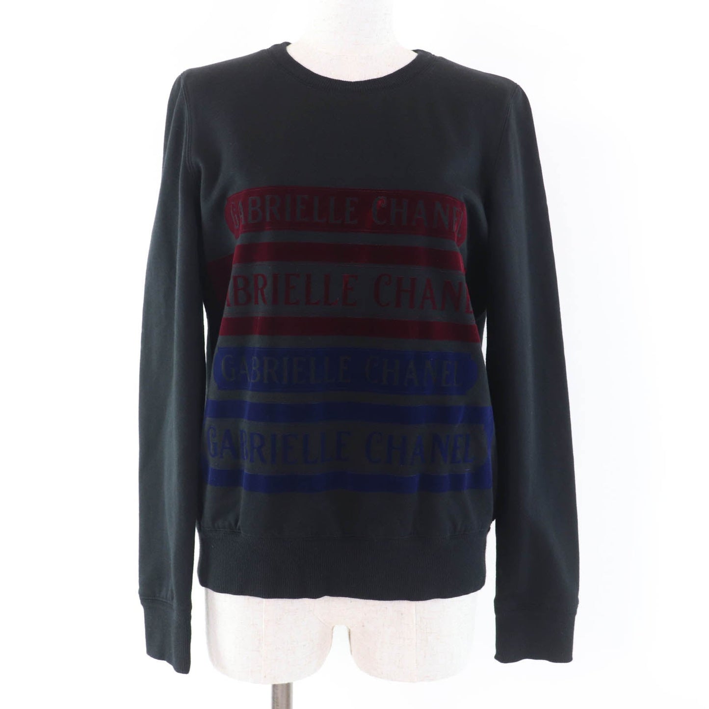 Chanel Gabriel COCO Mark Flocked Logo Cotton Sweatshirt