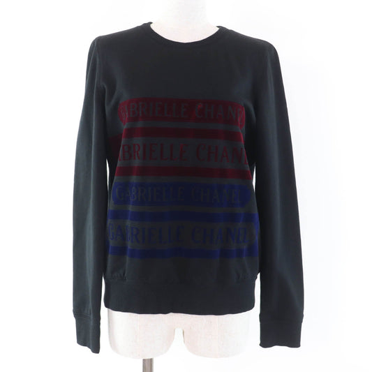 Chanel Gabriel COCO Mark Flocked Logo Cotton Sweatshirt