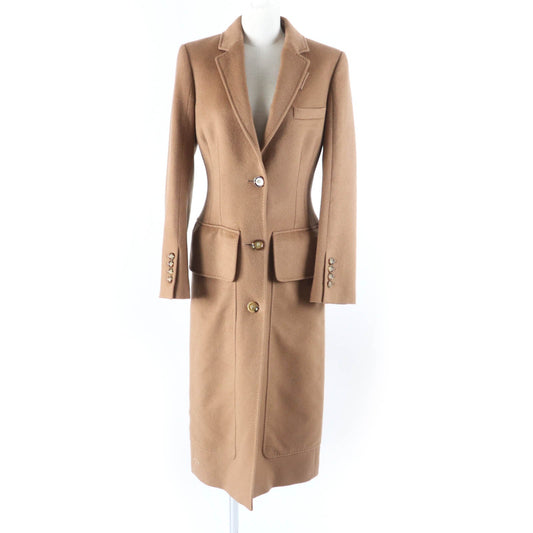 Burberry Cashmere Wool Chester Coat Camel