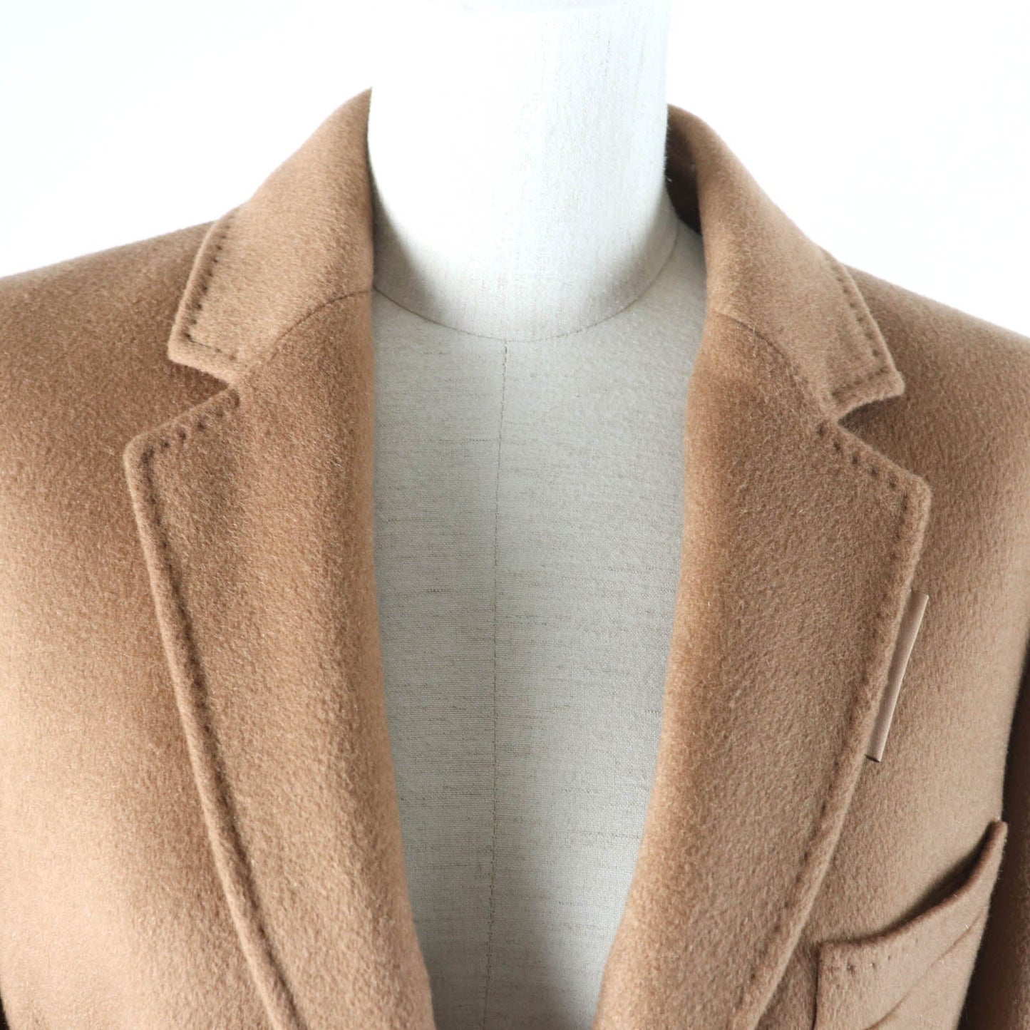 Burberry Cashmere Wool Chester Coat Camel