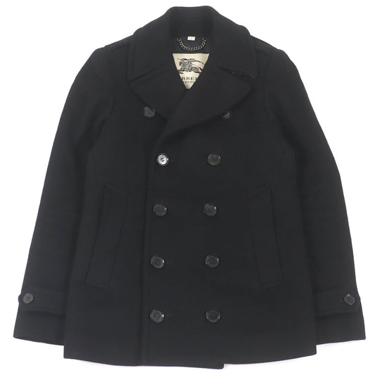 Burberry Wool Cashmere Double Breasted Coat Black 44