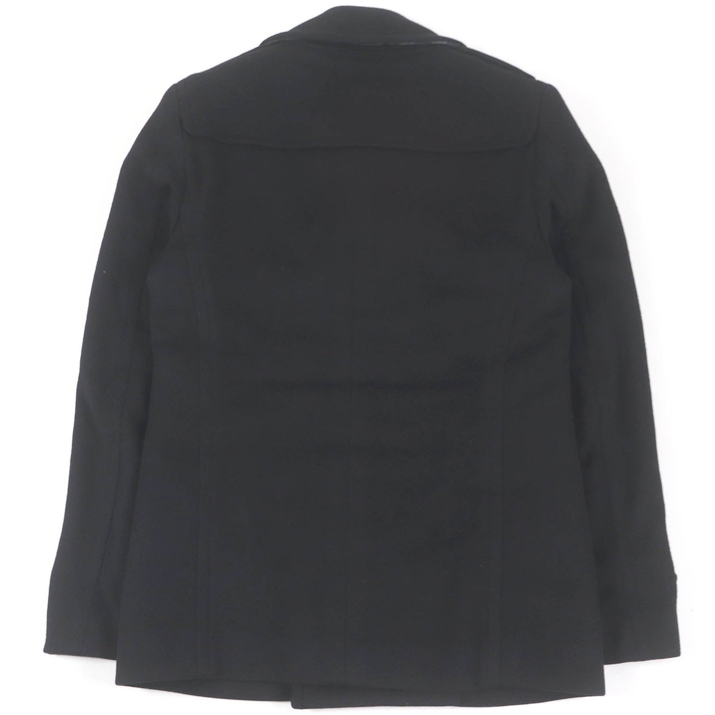 Burberry Wool Cashmere Double Breasted Coat Black 44