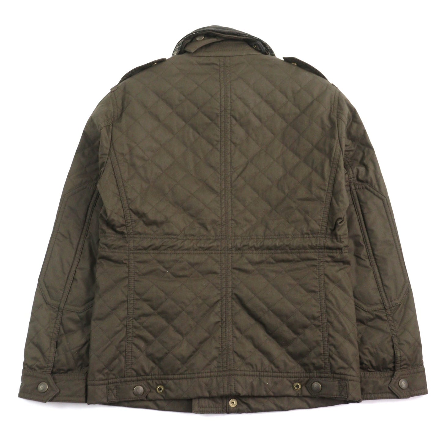 Burberry Cotton Quilted Jacket Brown M