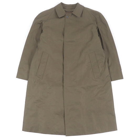 Burberry Cotton Liner Check Coat Khaki