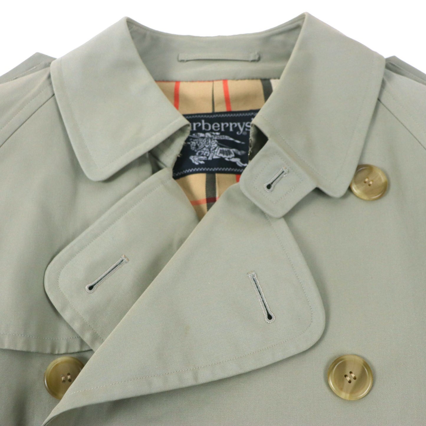 Burberry Vintage Cotton Trench Coat