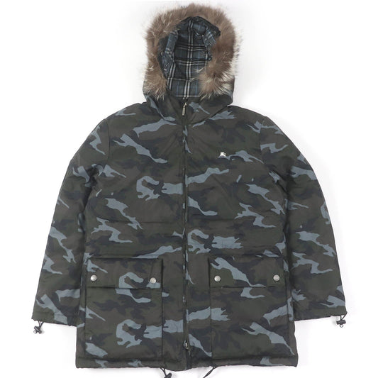 Burberry Nylon Down Jacket Khaki M